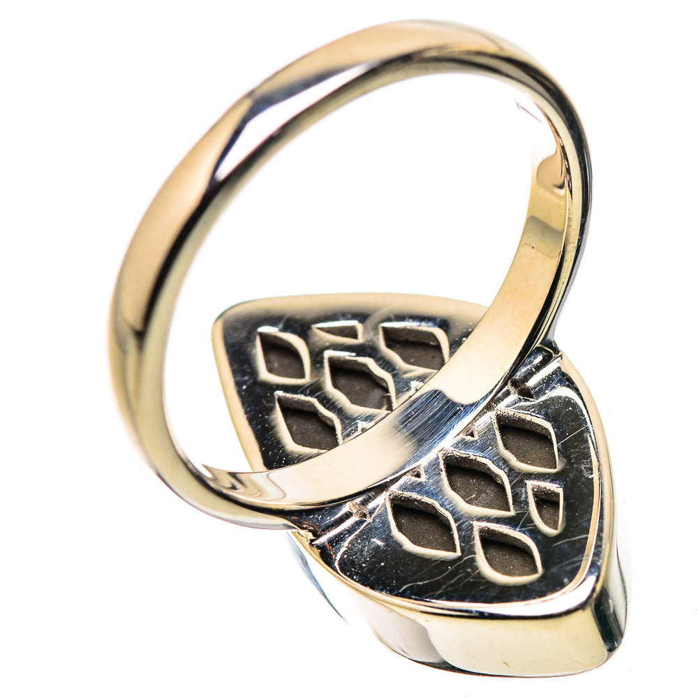 AAA Canadian Ammolite Rings handcrafted by Anasilvercos - RING134527