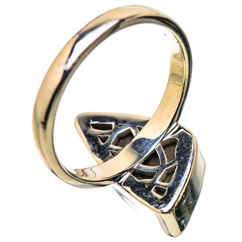 AAA Canadian Ammolite Rings handcrafted by Anasilvercos - RING134528