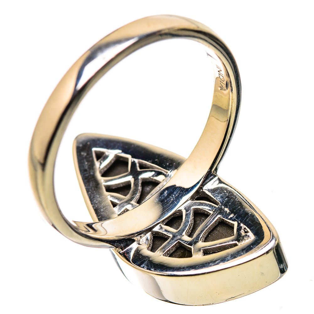 AAA Canadian Ammolite Rings handcrafted by Anasilvercos - RING134529