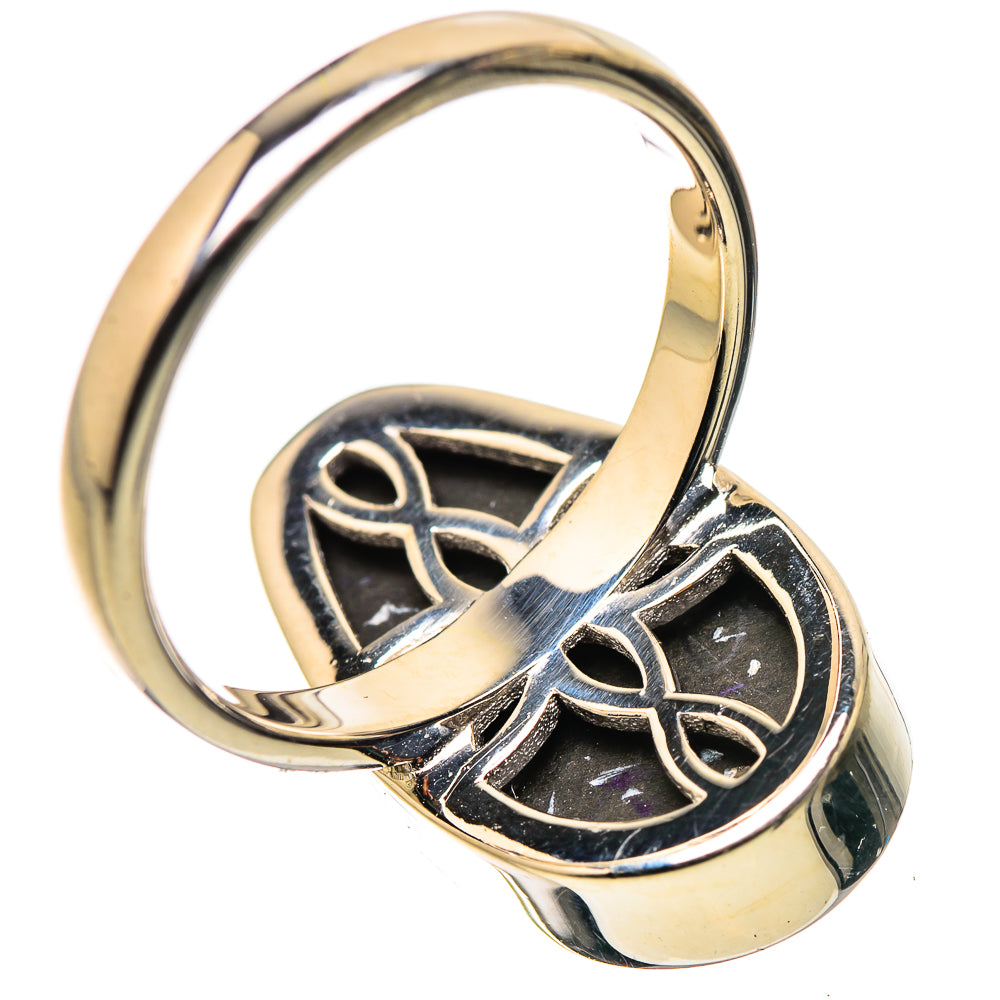 AAA Canadian Ammolite Rings handcrafted by Anasilvercos - RING134535