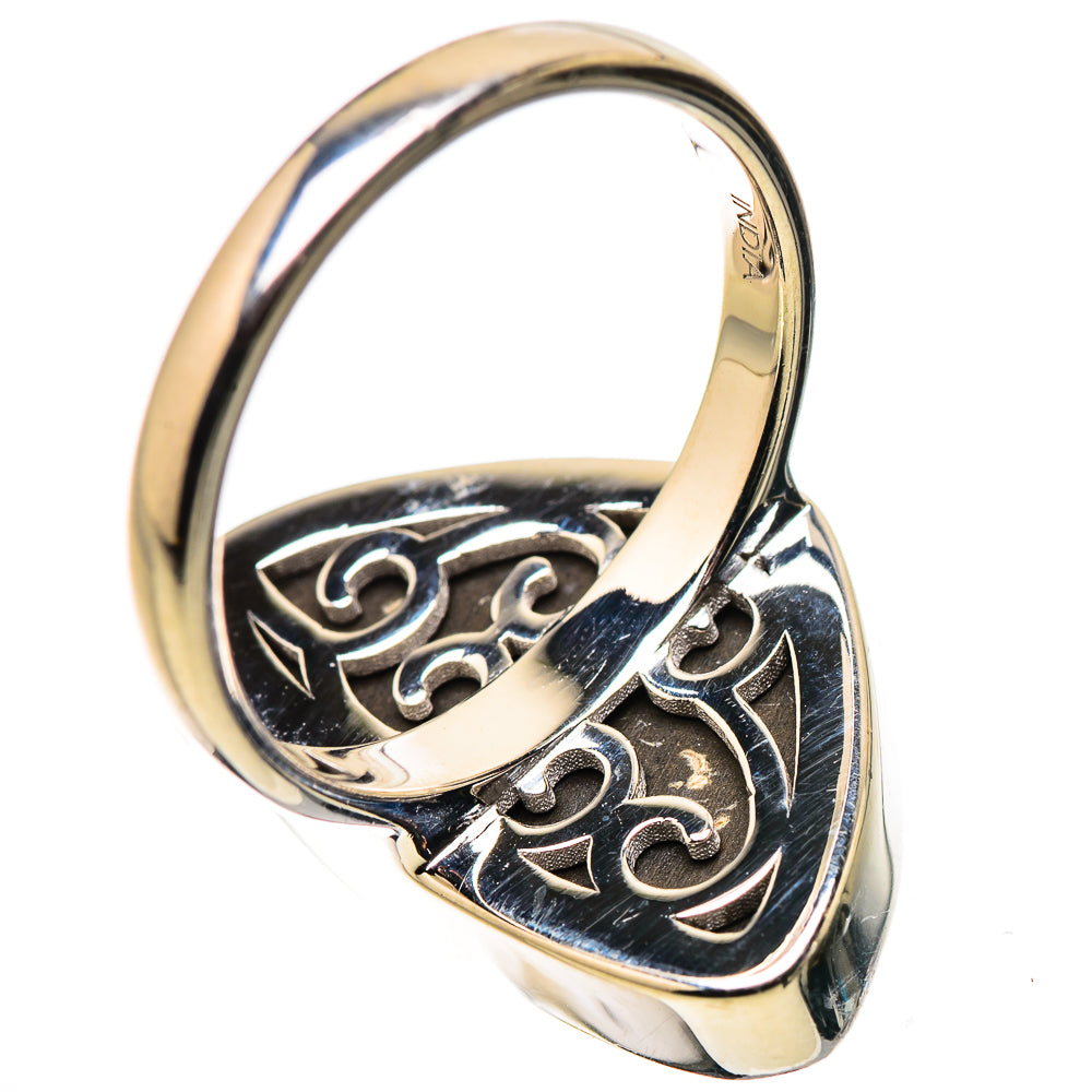 AAA Canadian Ammolite Rings handcrafted by Anasilvercos - RING134538