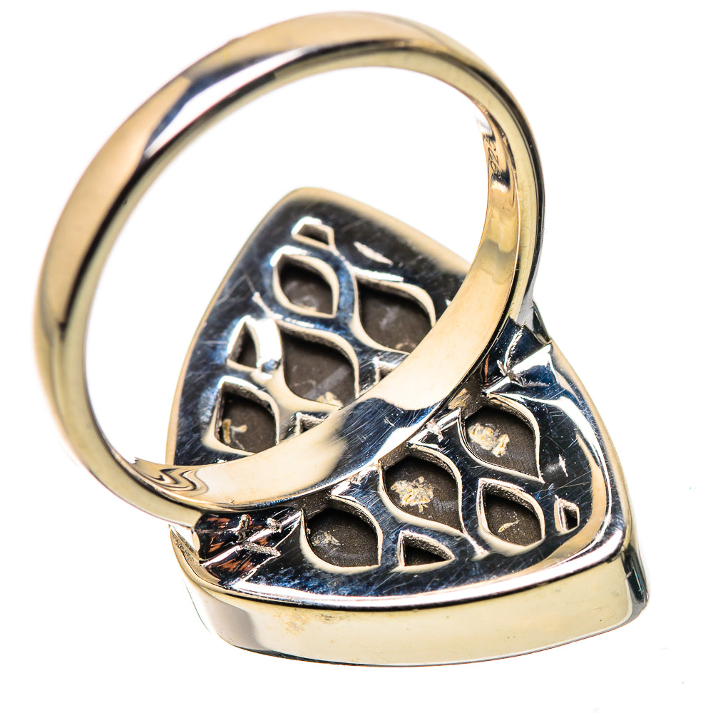 AAA Canadian Ammolite Rings handcrafted by Anasilvercos - RING134540