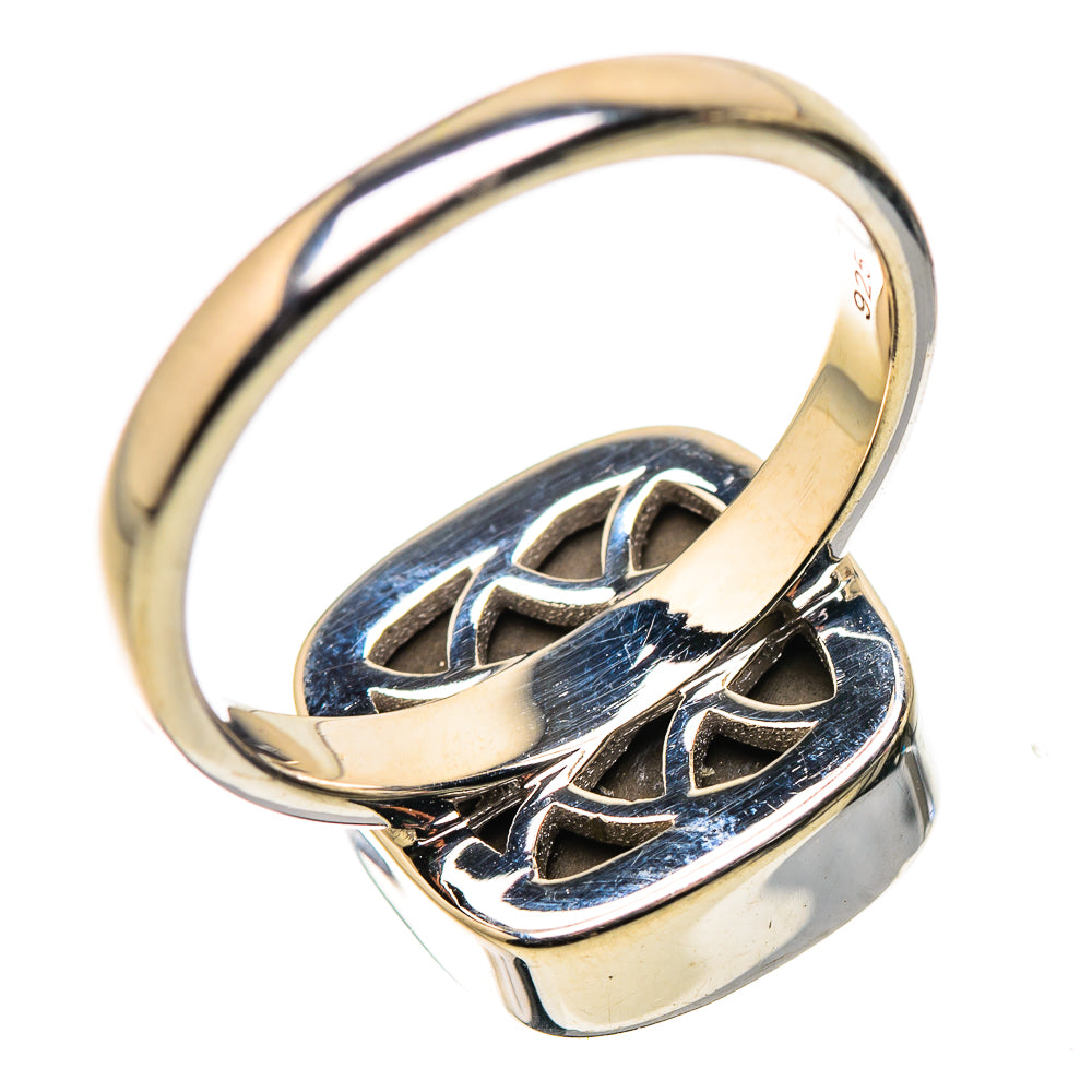 AAA Canadian Ammolite Rings handcrafted by Anasilvercos - RING134544