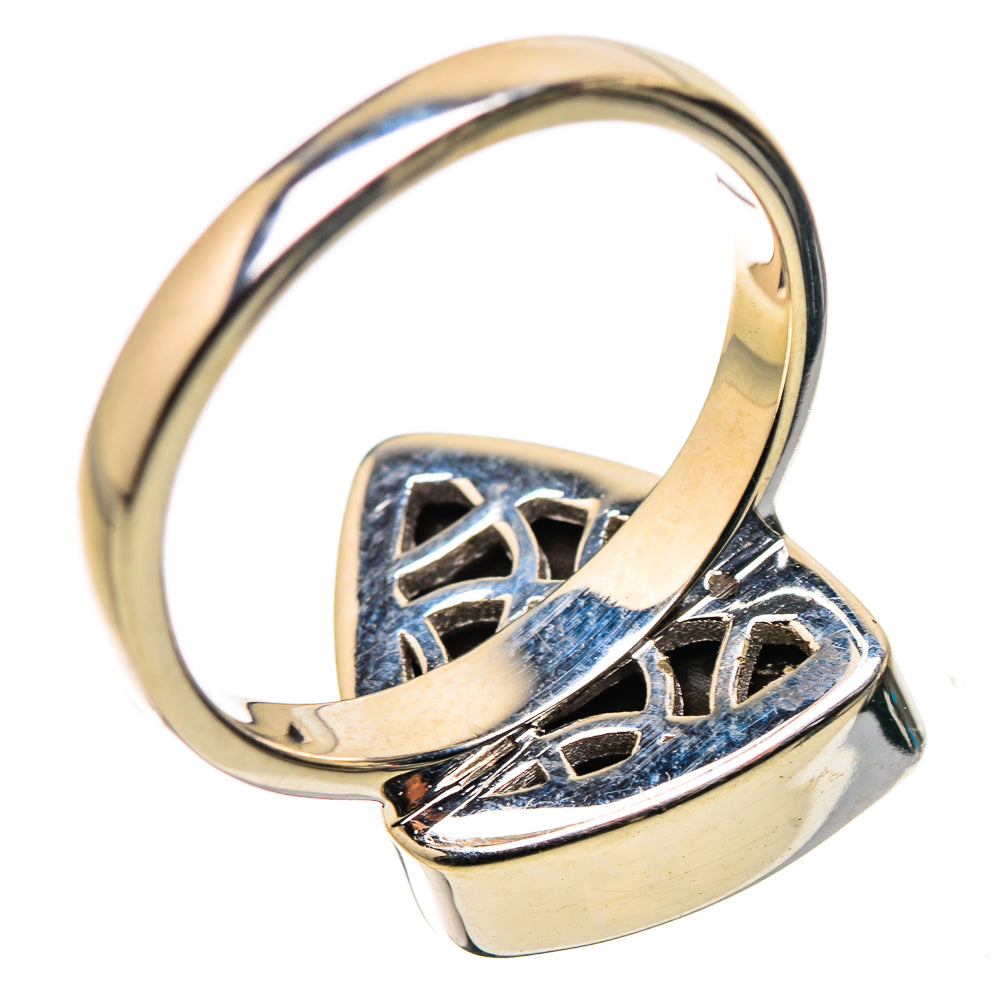 AAA Canadian Ammolite Rings handcrafted by Anasilvercos - RING134547