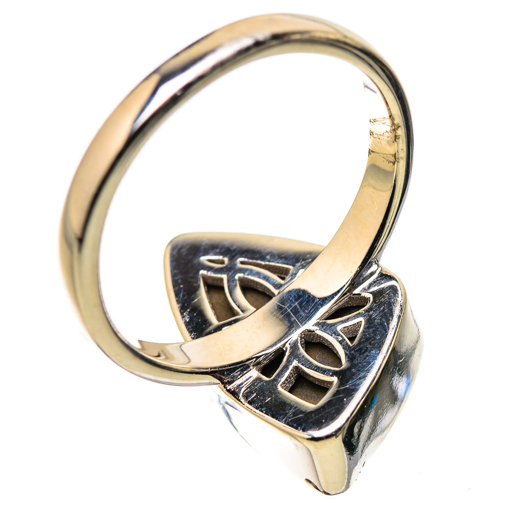 AAA Canadian Ammolite Rings handcrafted by Anasilvercos - RING134556