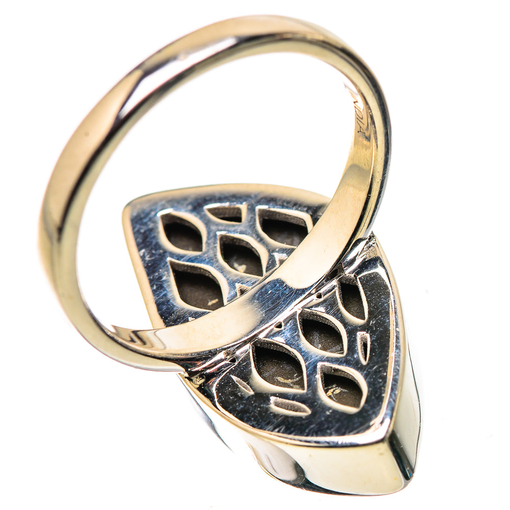 AAA Canadian Ammolite Rings handcrafted by Anasilvercos - RING134559