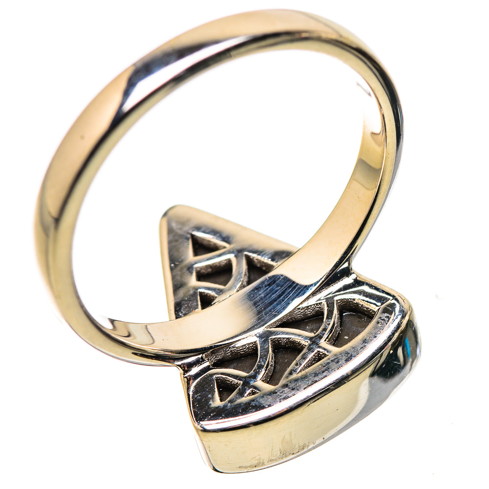 AAA Canadian Ammolite Rings handcrafted by Anasilvercos - RING134562