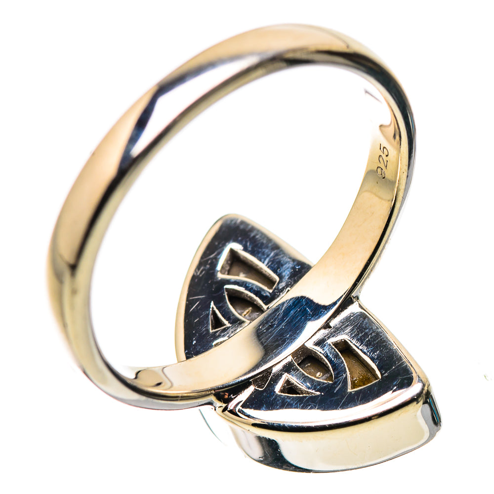 AAA Canadian Ammolite Rings handcrafted by Anasilvercos - RING134563