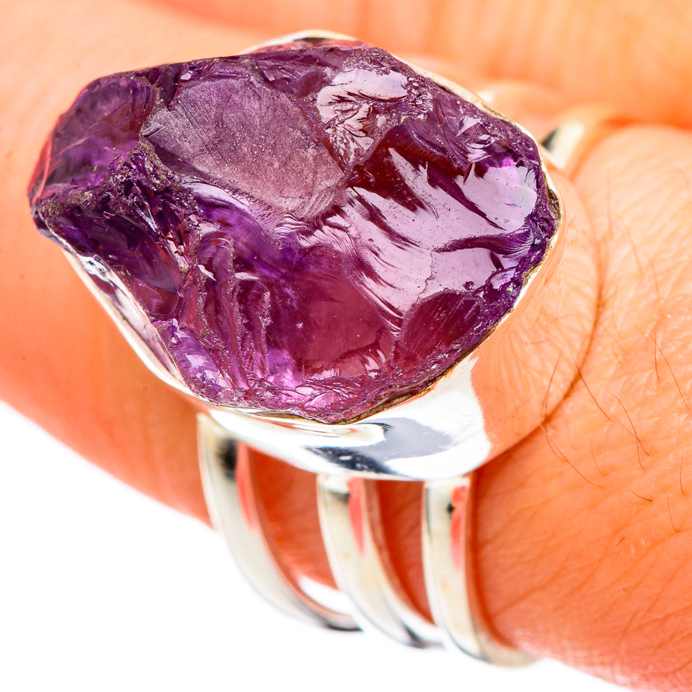 Amethyst Rings handcrafted by Anasilvercos - RING100010