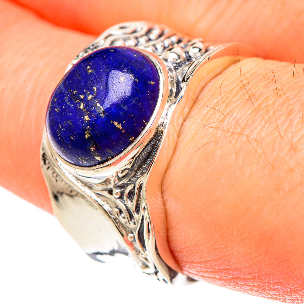 Lapis Lazuli Rings handcrafted by Anasilvercos - RING100026
