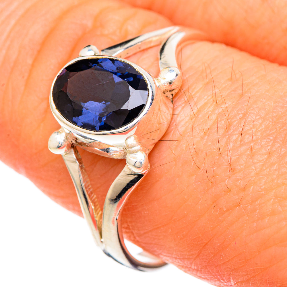 Violet Spinel Rings handcrafted by Anasilvercos - RING100029