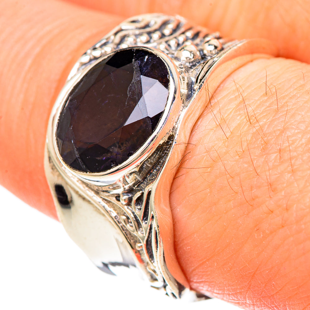 Smoky Quartz Rings handcrafted by Anasilvercos - RING100035