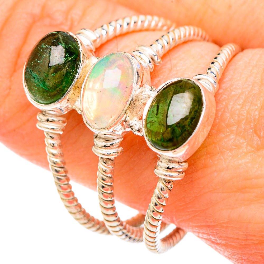 Ethiopian Opal Rings handcrafted by Anasilvercos - RING100060