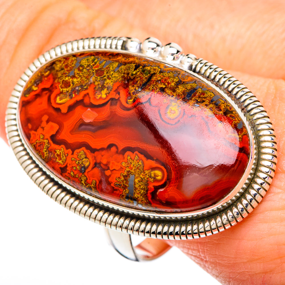 Moroccan Agate Rings handcrafted by Anasilvercos - RING100086