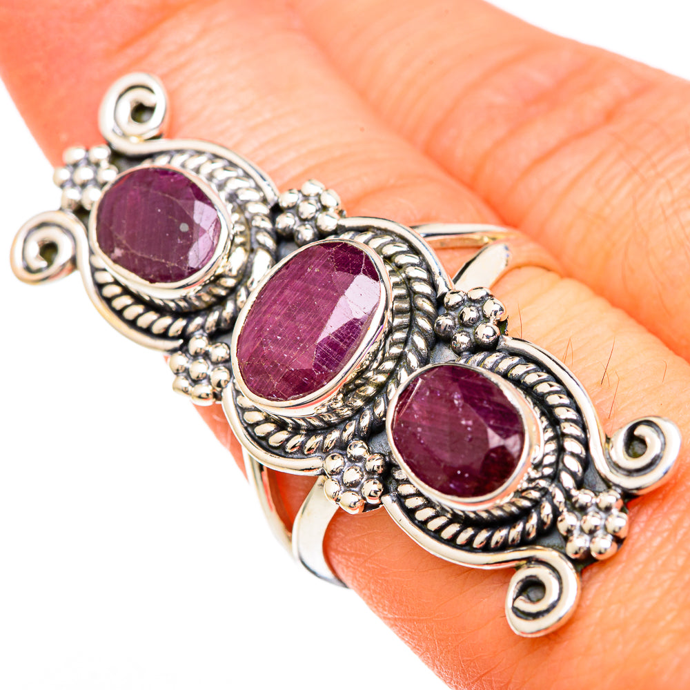 Ruby Rings handcrafted by Anasilvercos - RING100092