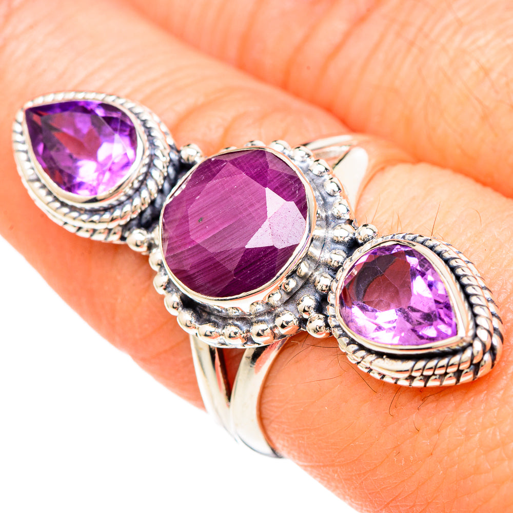 Ruby Rings handcrafted by Anasilvercos - RING100101
