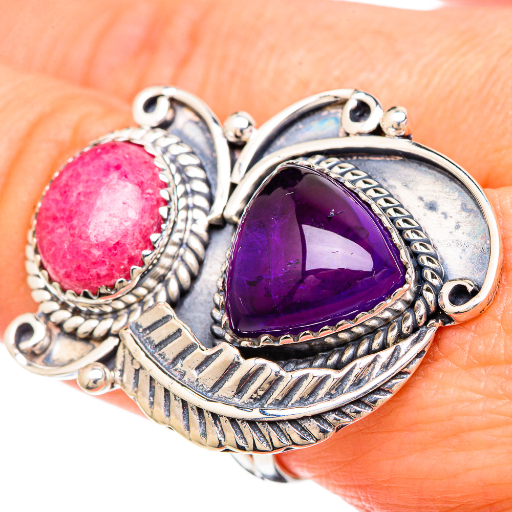 Amethyst Rings handcrafted by Anasilvercos - RING100105