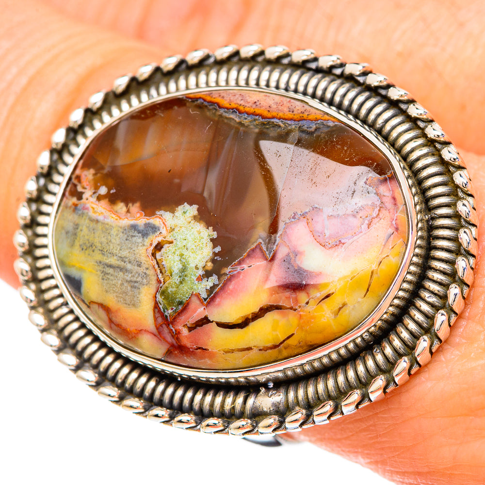 Butterfly Jasper Rings handcrafted by Anasilvercos - RING100123