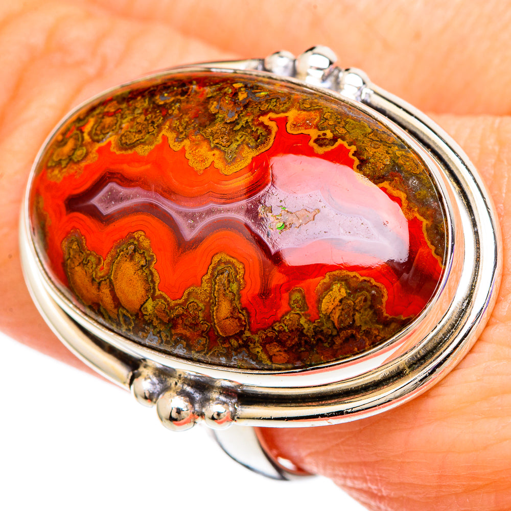 Moroccan Agate Rings handcrafted by Anasilvercos - RING100124