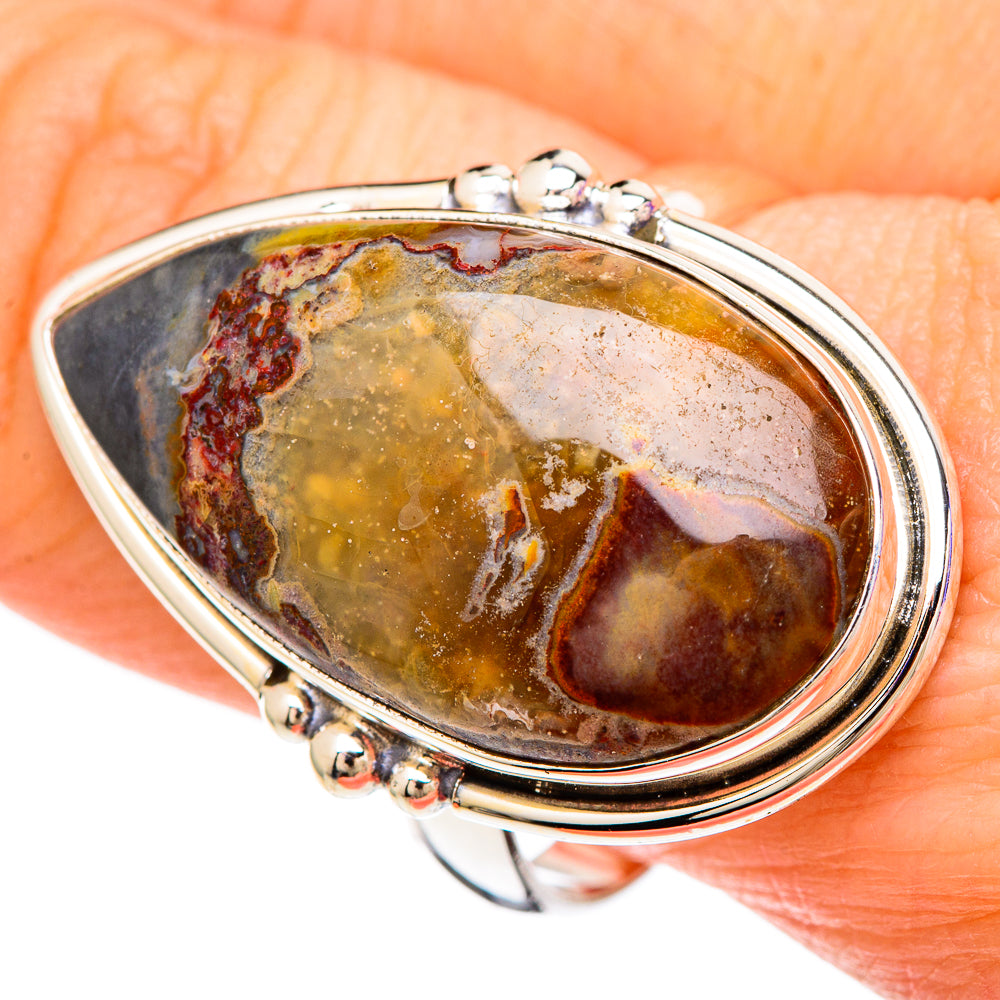 Butterfly Jasper Rings handcrafted by Anasilvercos - RING100158