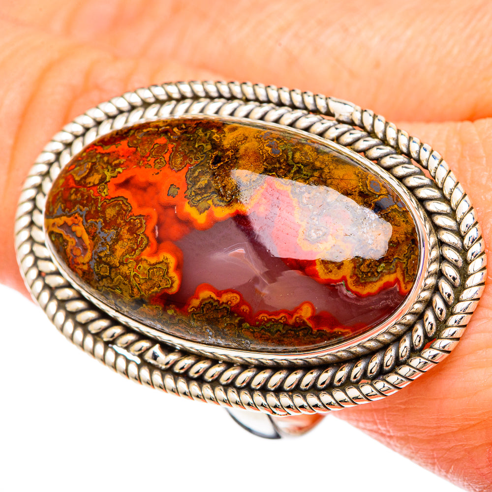 Moroccan Agate Rings handcrafted by Anasilvercos - RING100160
