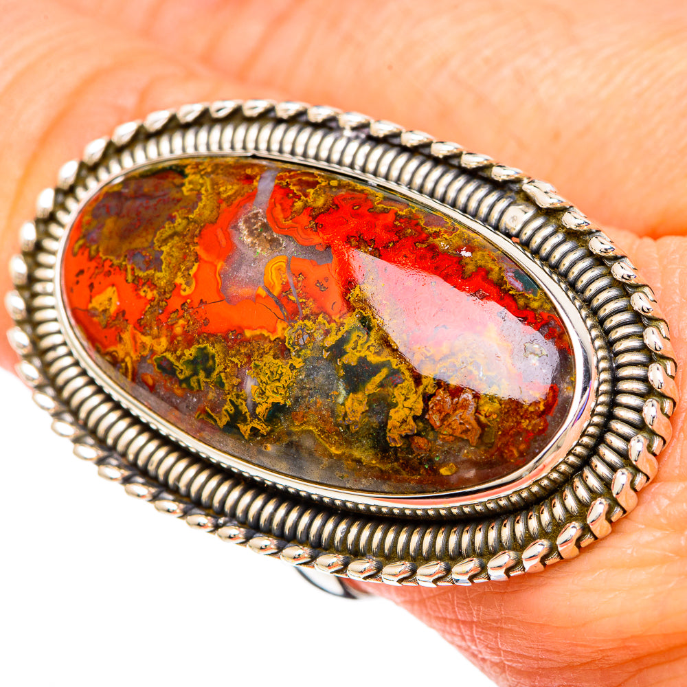 Moroccan Agate Rings handcrafted by Anasilvercos - RING100162