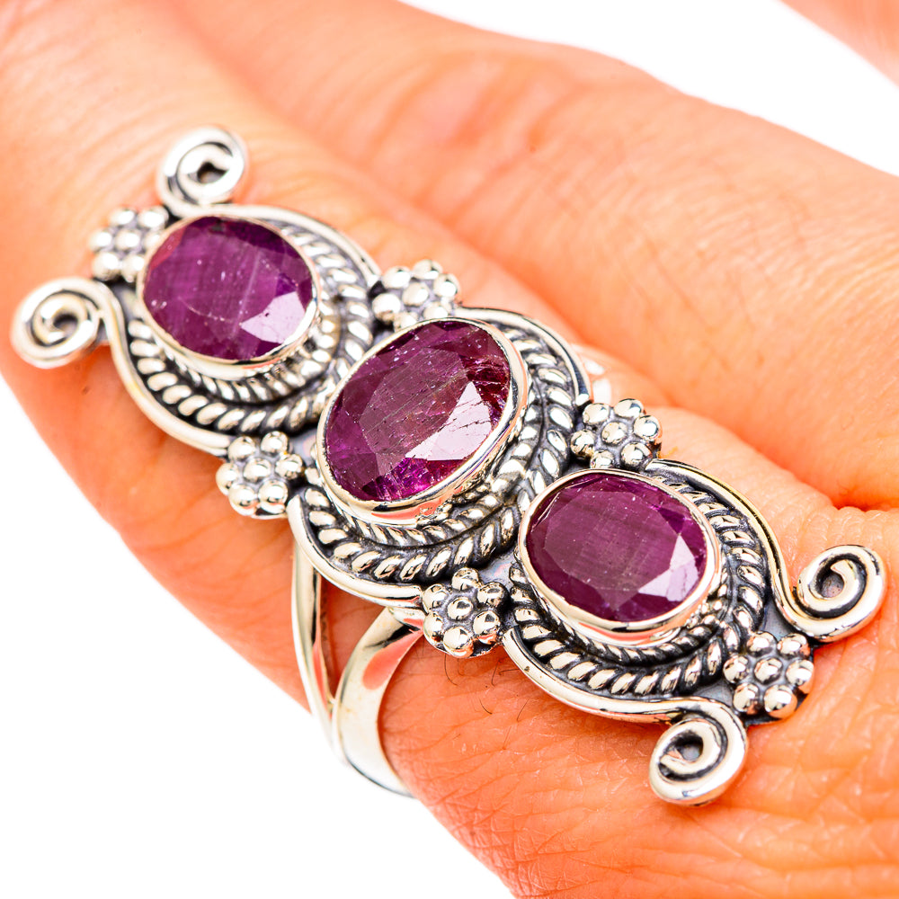 Ruby Rings handcrafted by Anasilvercos - RING100165