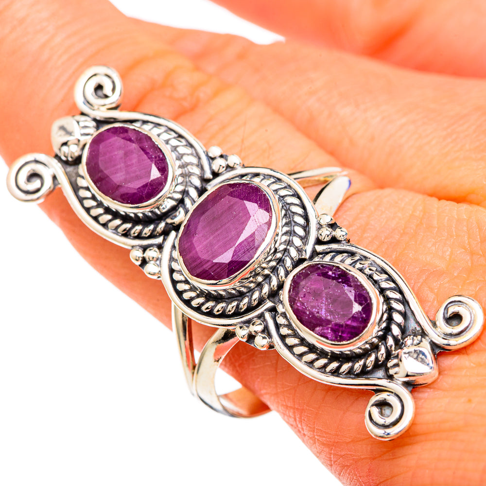 Ruby Rings handcrafted by Anasilvercos - RING100166