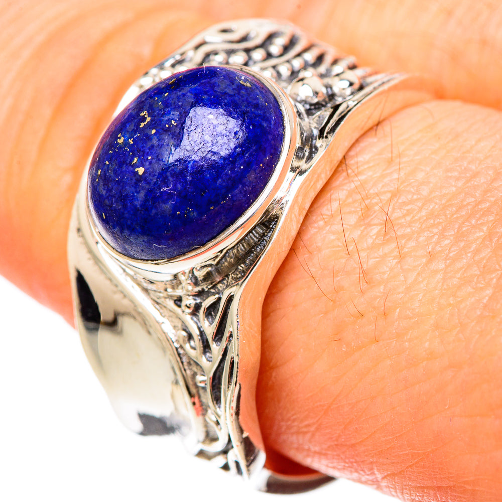 Lapis Lazuli Rings handcrafted by Anasilvercos - RING100169