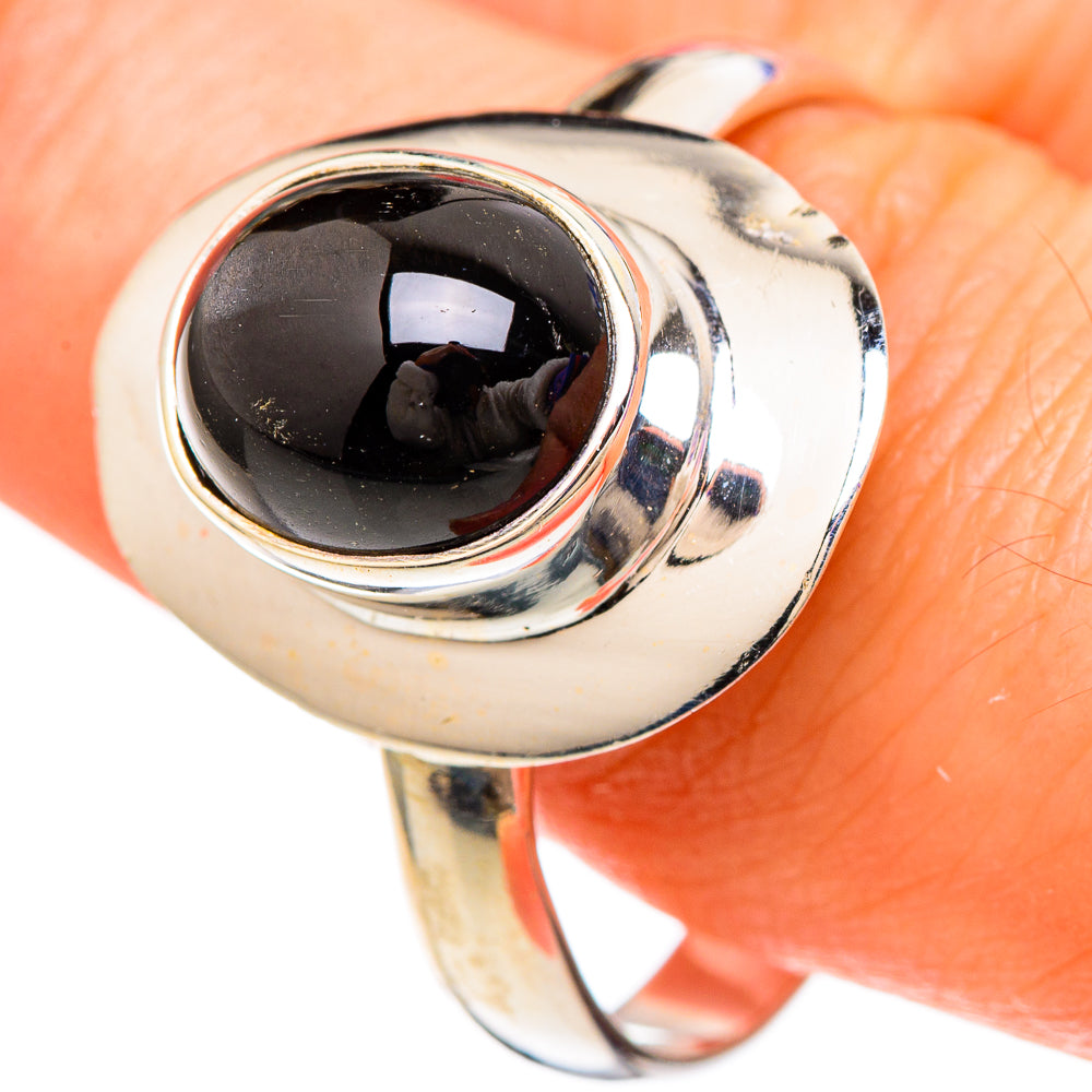 Black Onyx Rings handcrafted by Anasilvercos - RING100200
