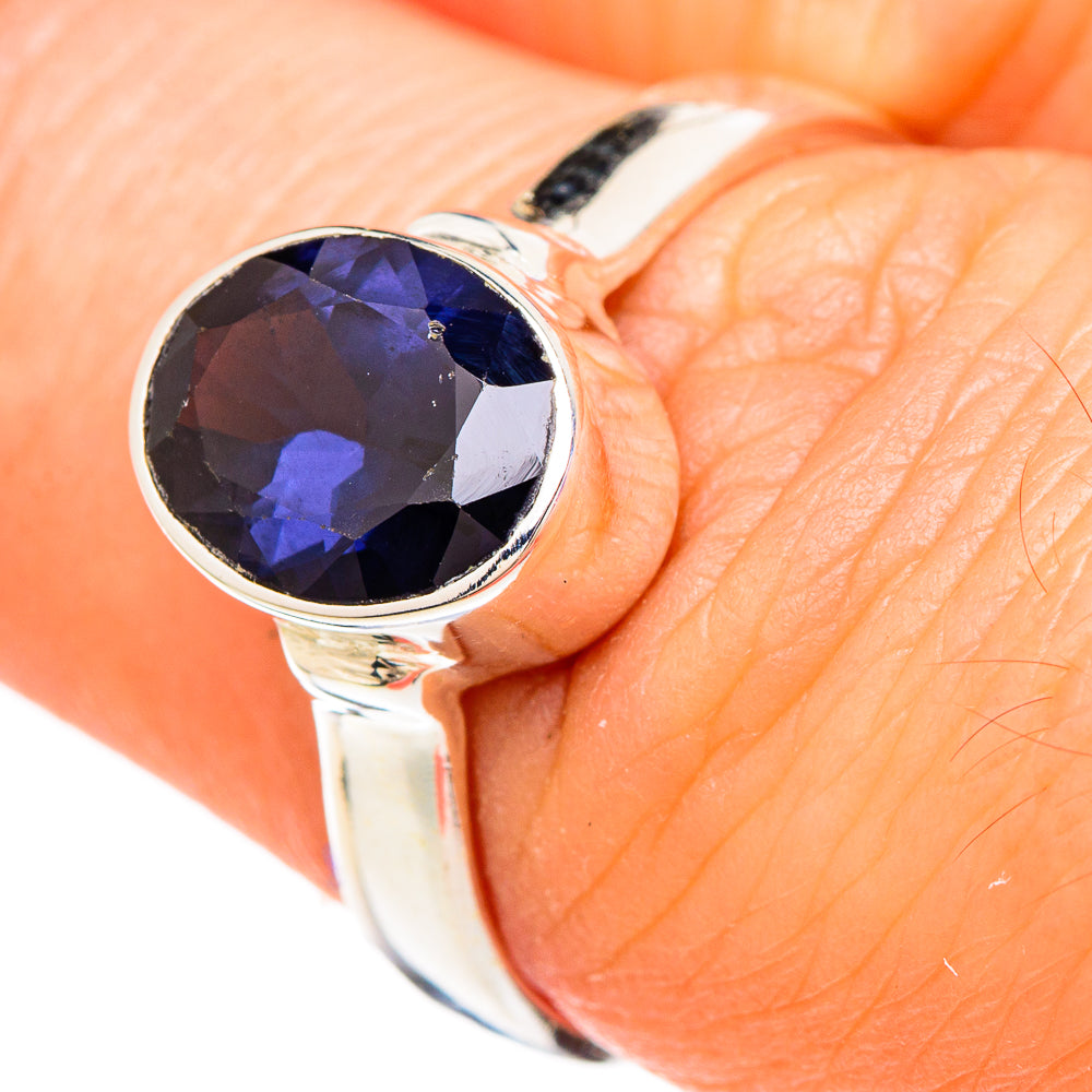 Violet Spinel Rings handcrafted by Anasilvercos - RING100202