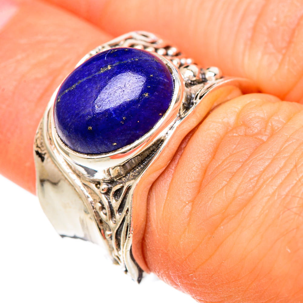 Lapis Lazuli Rings handcrafted by Anasilvercos - RING100207