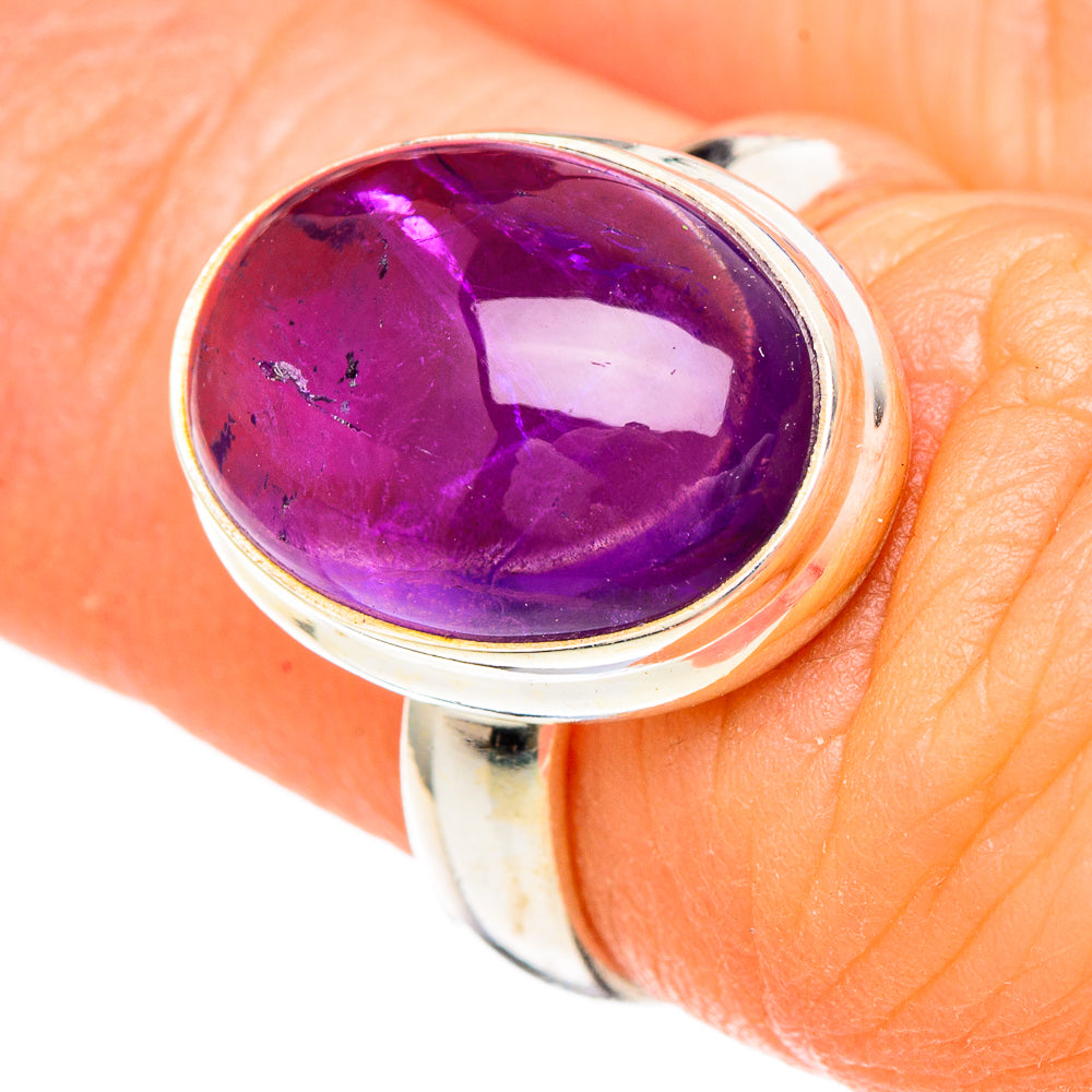 Amethyst Rings handcrafted by Anasilvercos - RING100221