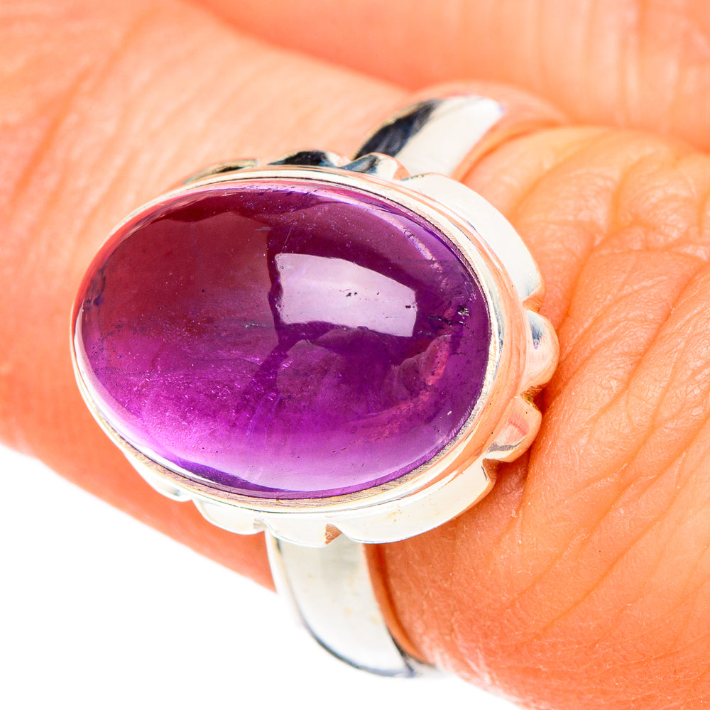 Amethyst Rings handcrafted by Anasilvercos - RING100229