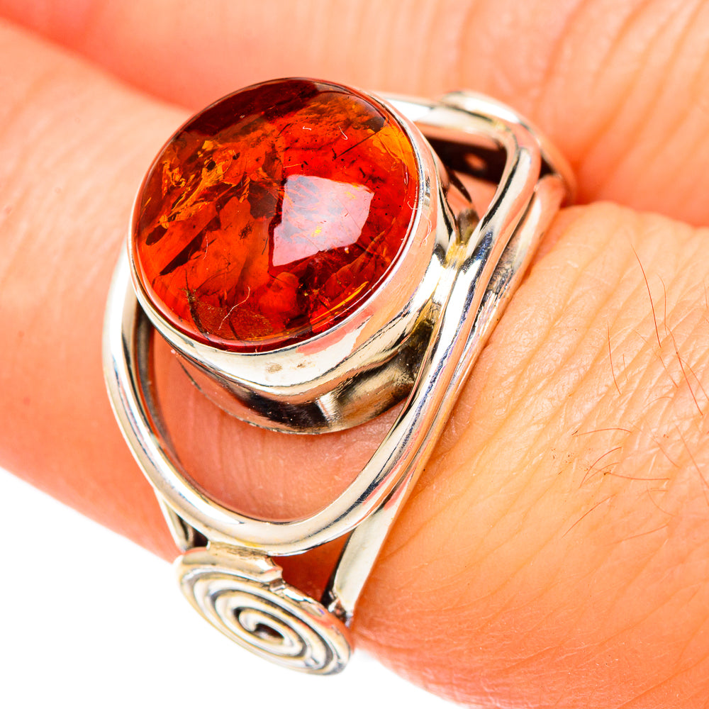 Baltic Amber Rings handcrafted by Anasilvercos - RING100249