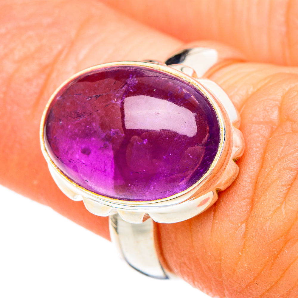 Amethyst Rings handcrafted by Anasilvercos - RING100256