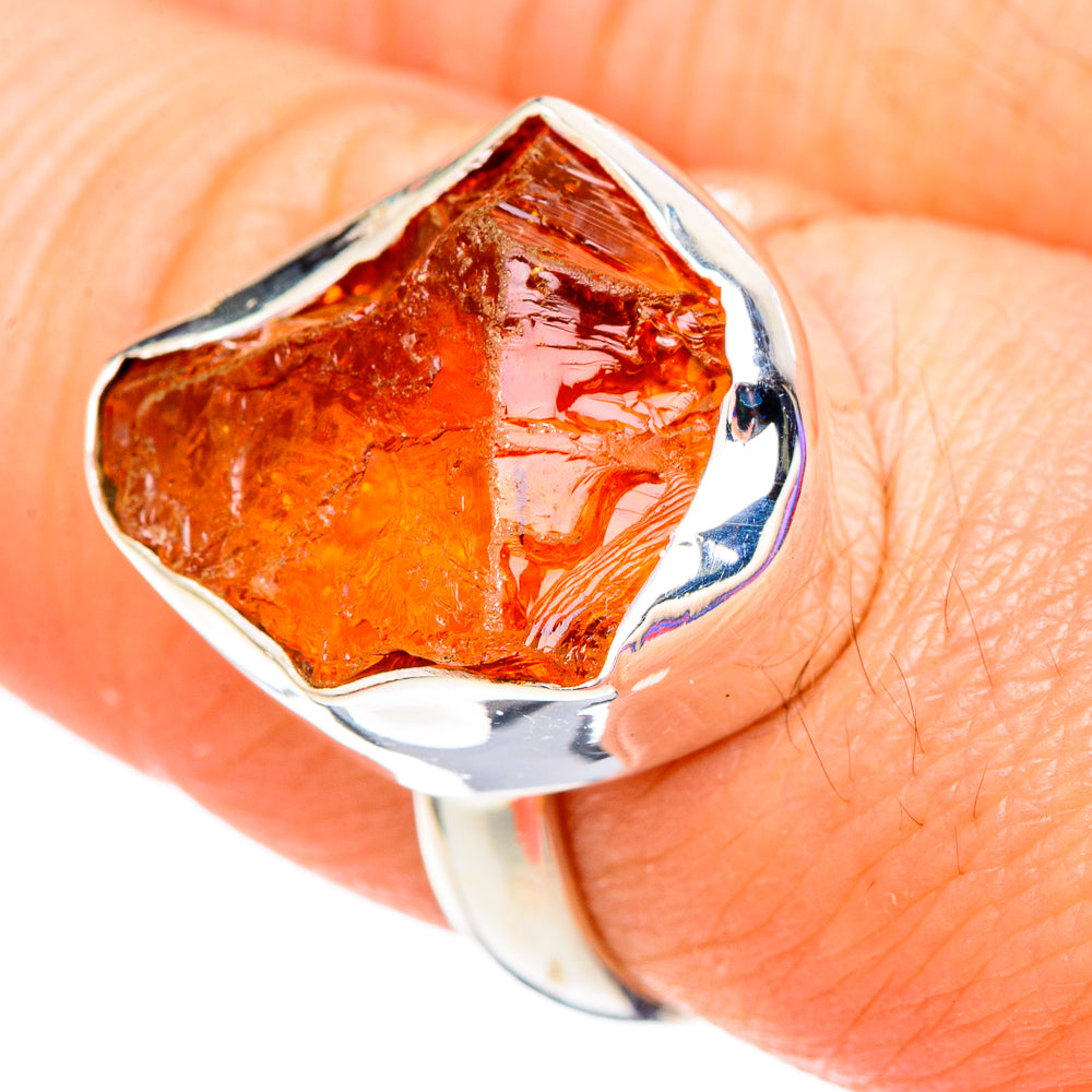 Citrine Rings handcrafted by Anasilvercos - RING100264