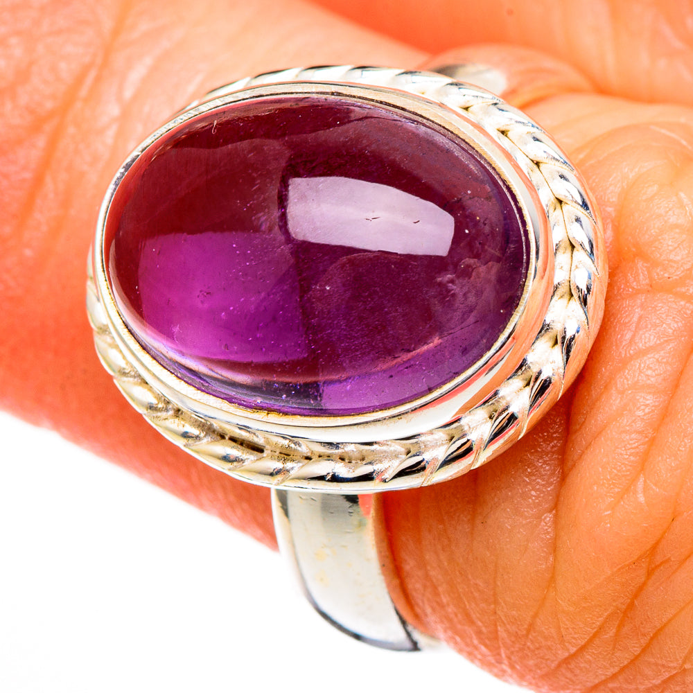 Amethyst Rings handcrafted by Anasilvercos - RING100272