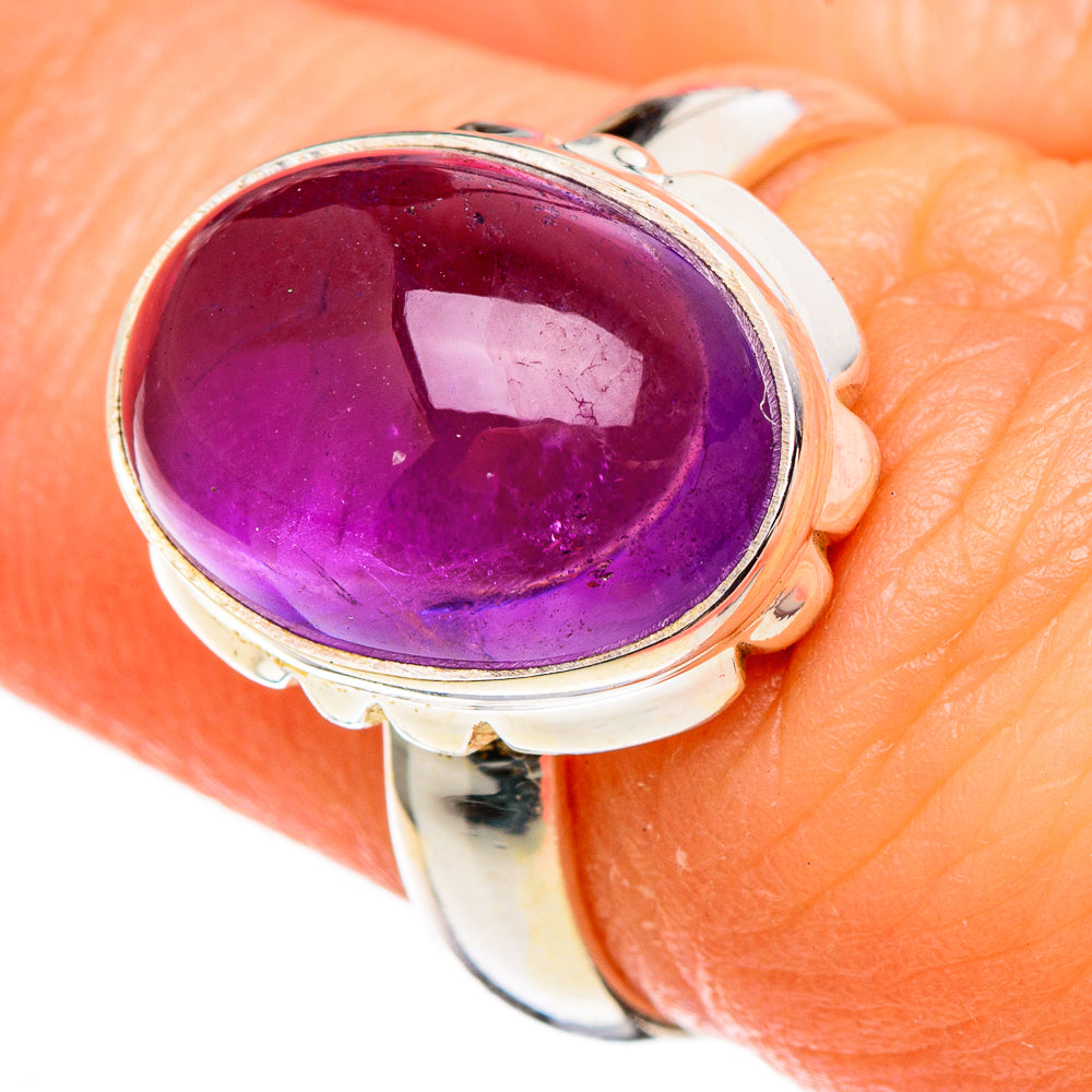 Amethyst Rings handcrafted by Anasilvercos - RING100294