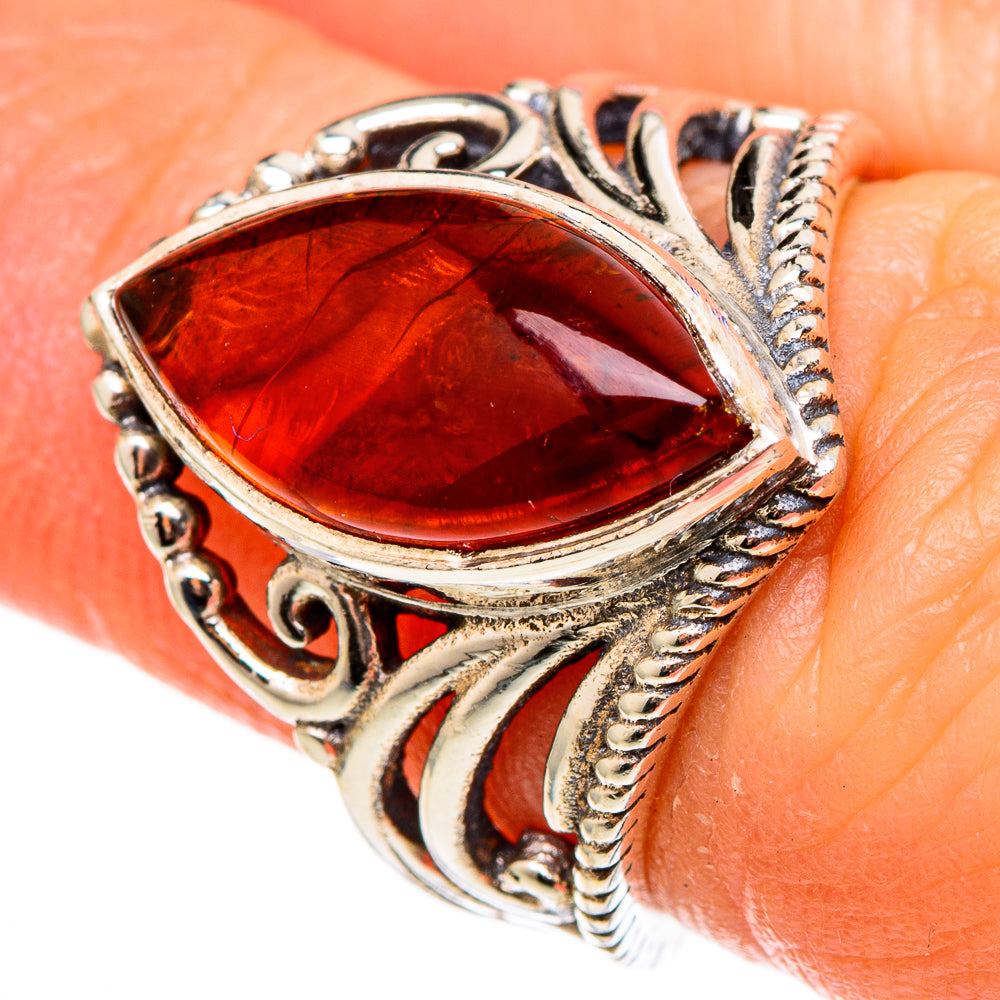 Baltic Amber Rings handcrafted by Anasilvercos - RING100308