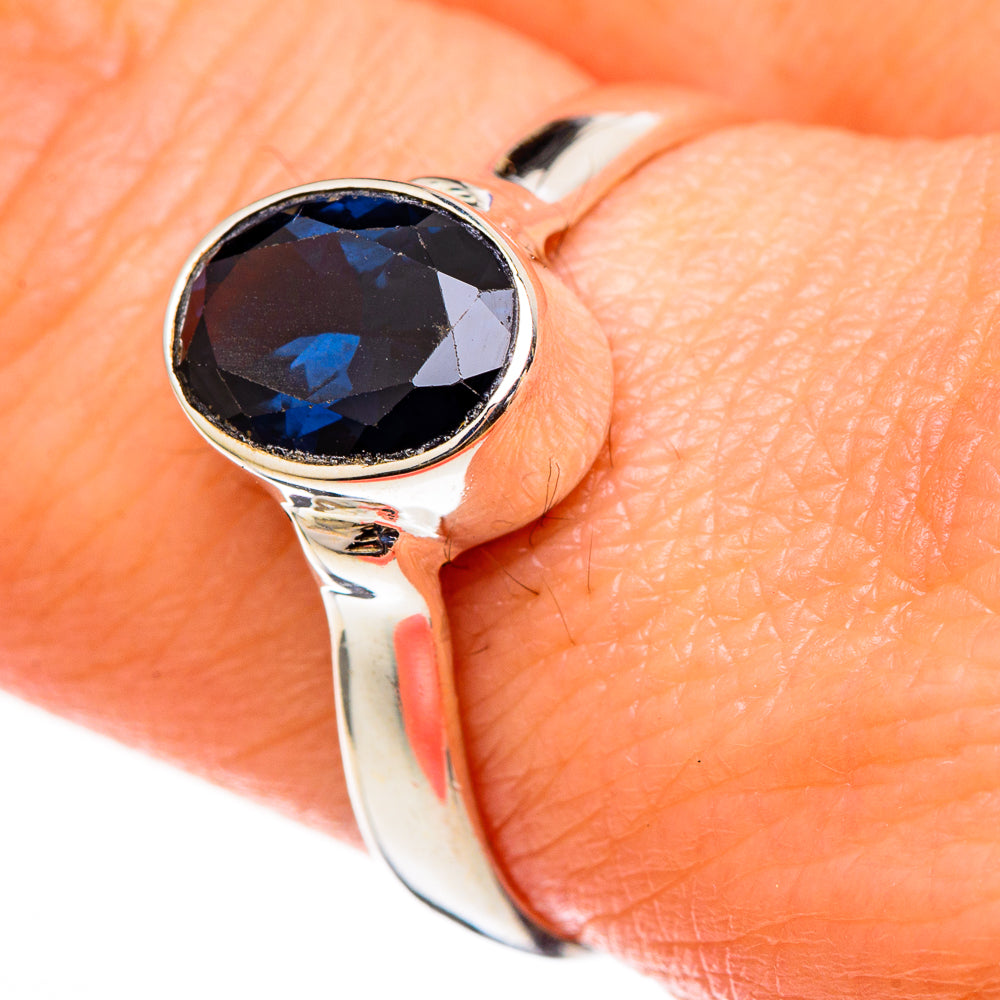 Violet Spinel Rings handcrafted by Anasilvercos - RING100315