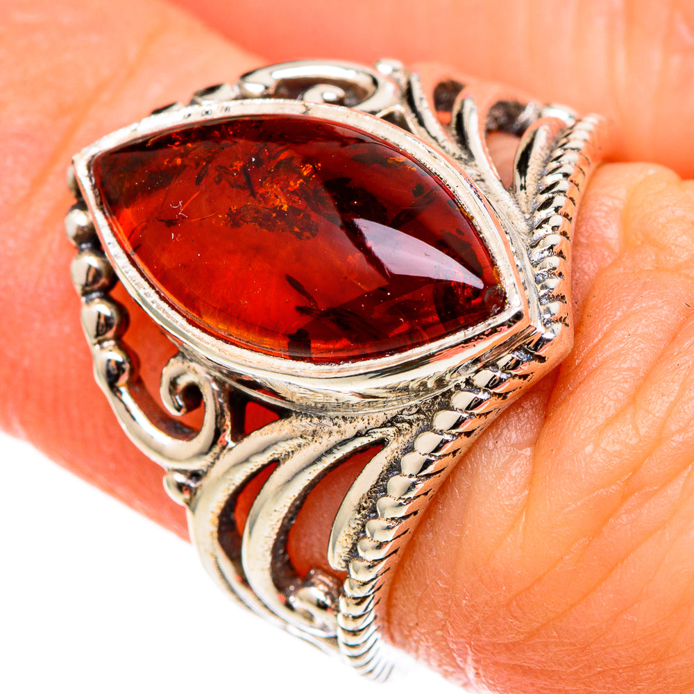 Baltic Amber Rings handcrafted by Anasilvercos - RING100316