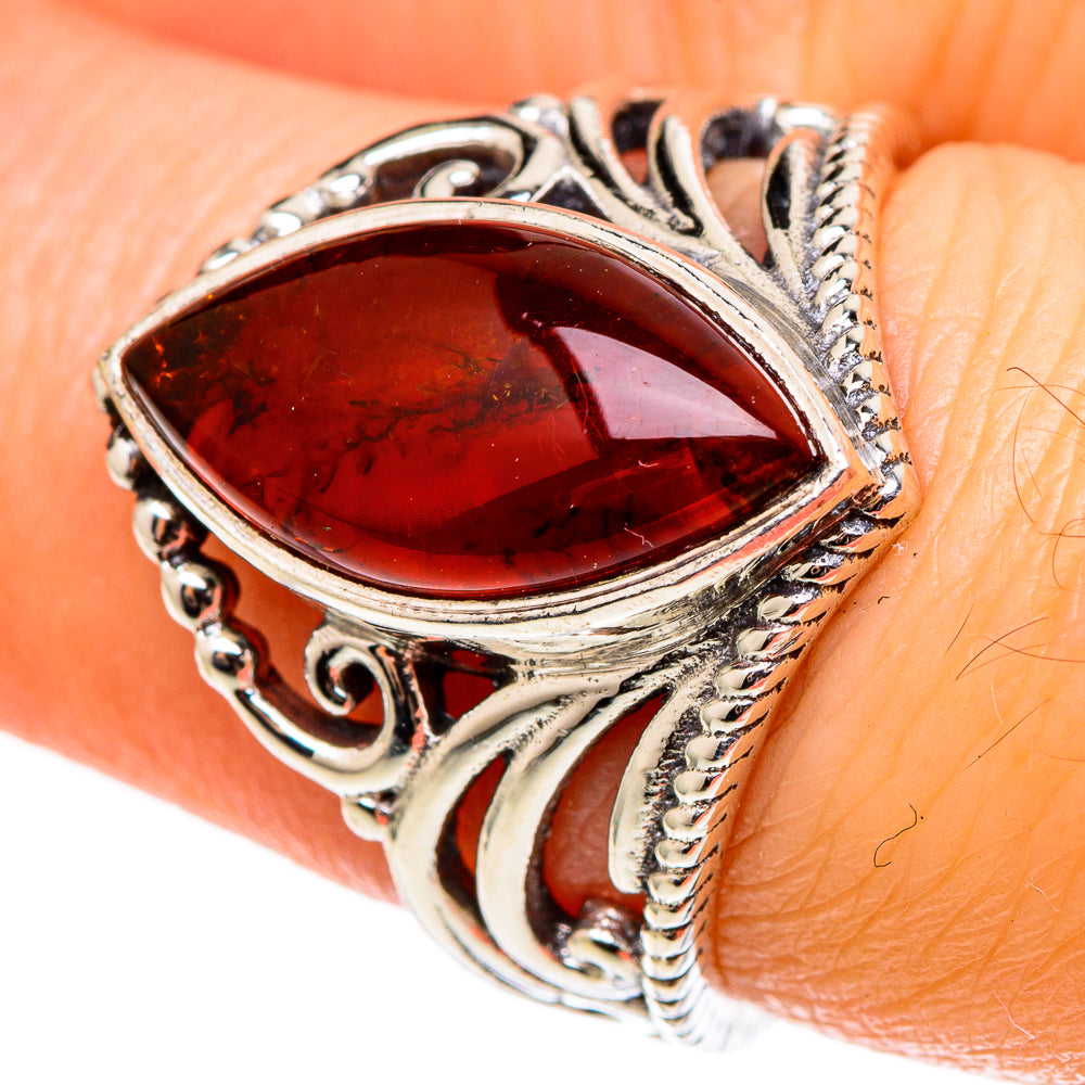 Baltic Amber Rings handcrafted by Anasilvercos - RING100323