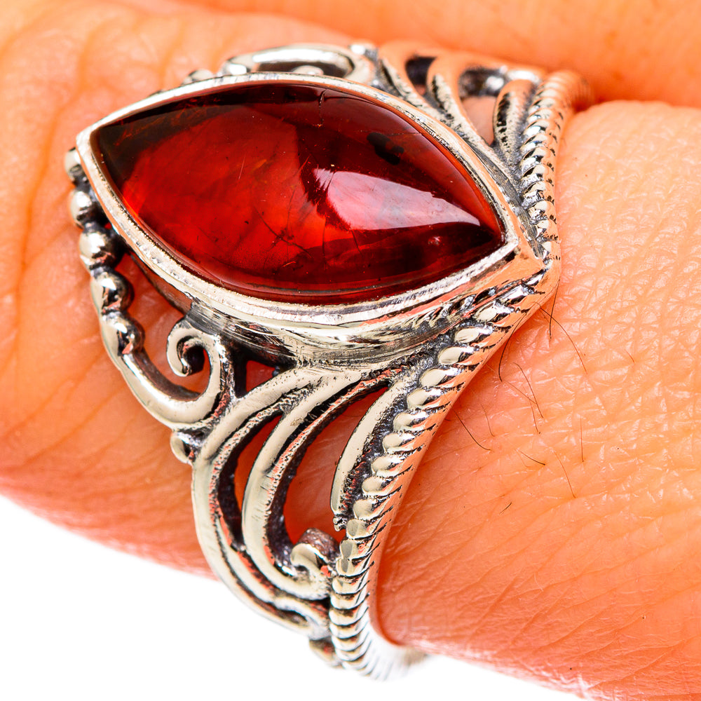 Baltic Amber Rings handcrafted by Anasilvercos - RING100331