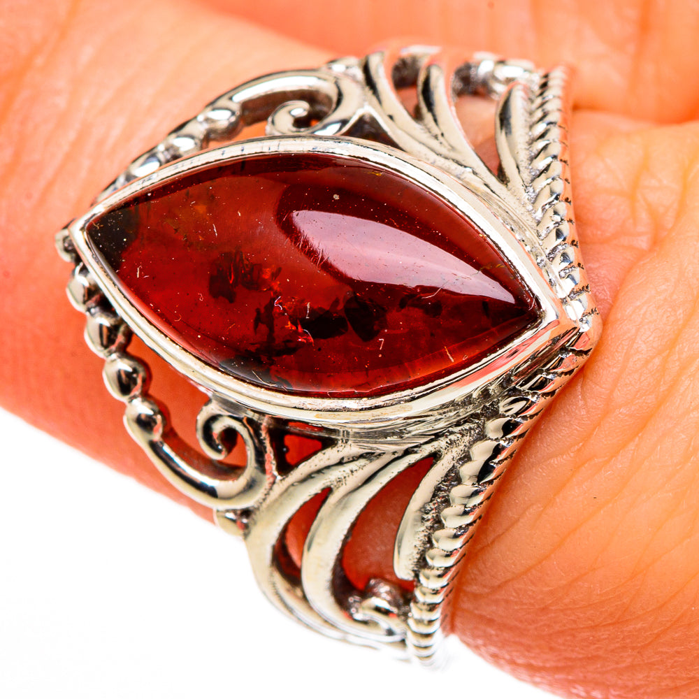 Baltic Amber Rings handcrafted by Anasilvercos - RING100340