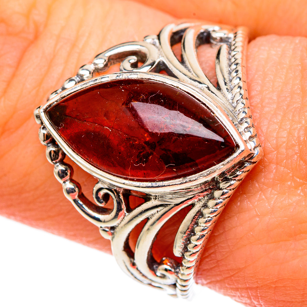 Baltic Amber Rings handcrafted by Anasilvercos - RING100347