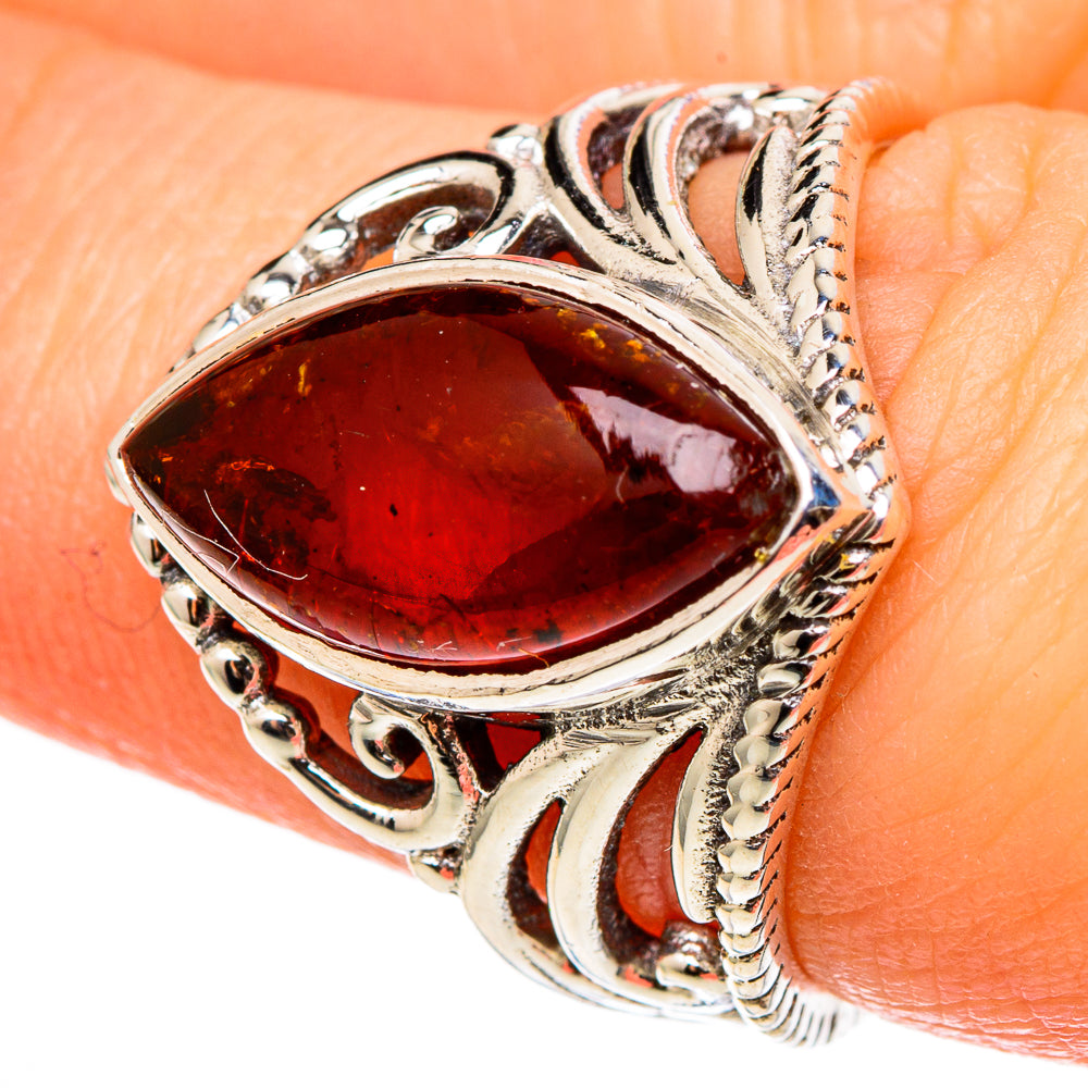 Baltic Amber Rings handcrafted by Anasilvercos - RING100348