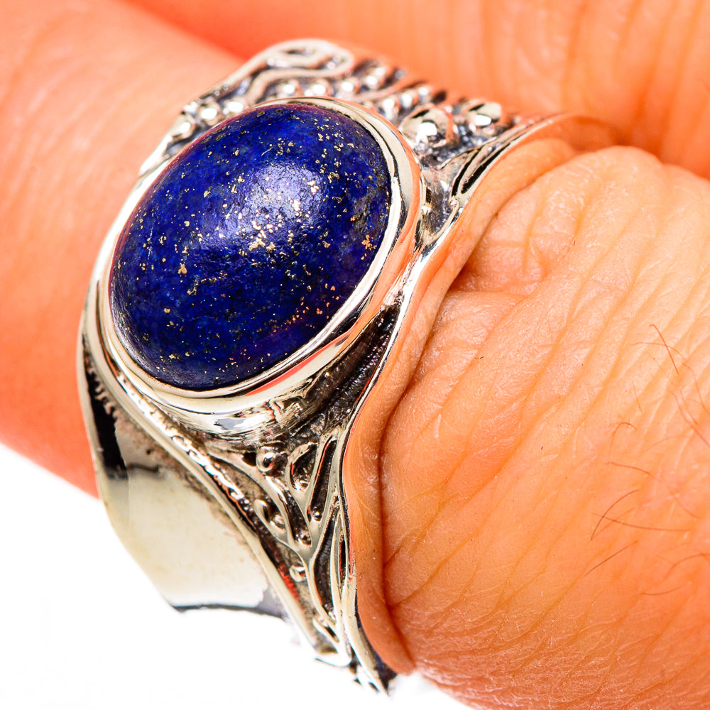 Lapis Lazuli Rings handcrafted by Anasilvercos - RING100366