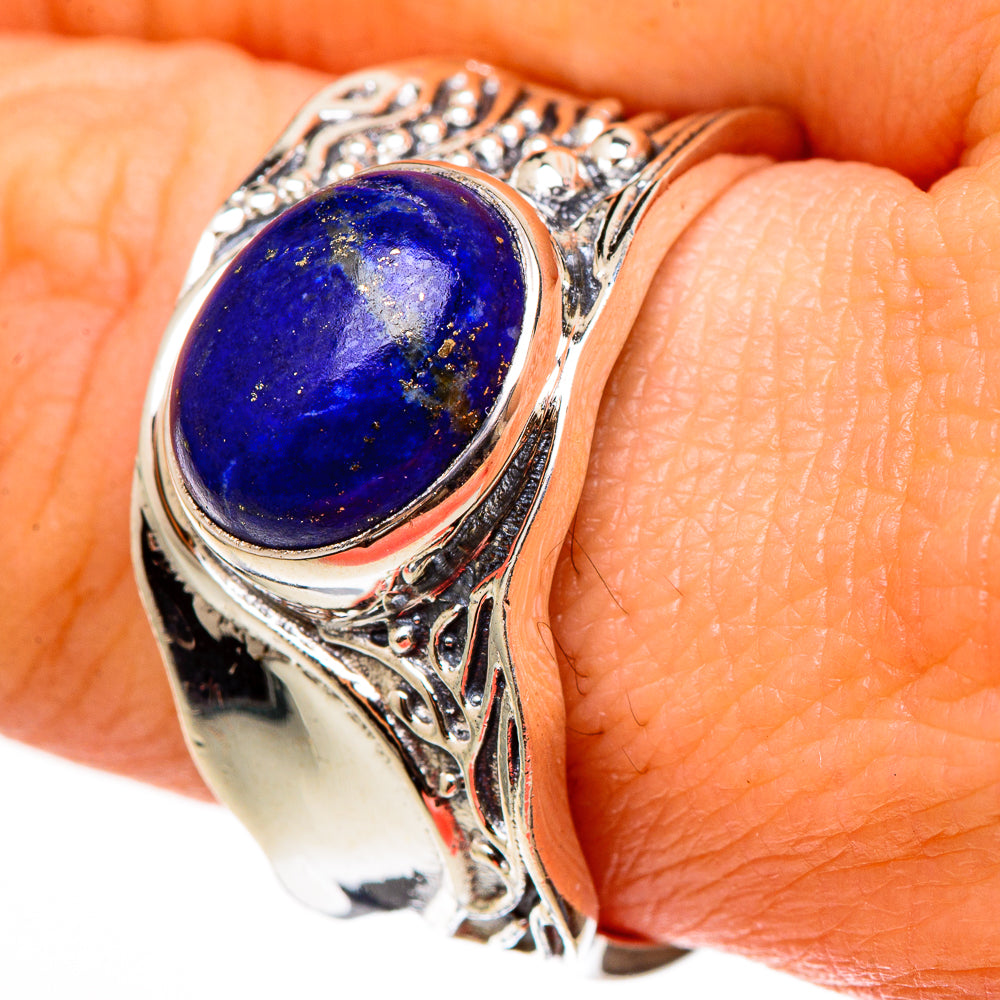 Lapis Lazuli Rings handcrafted by Anasilvercos - RING100381