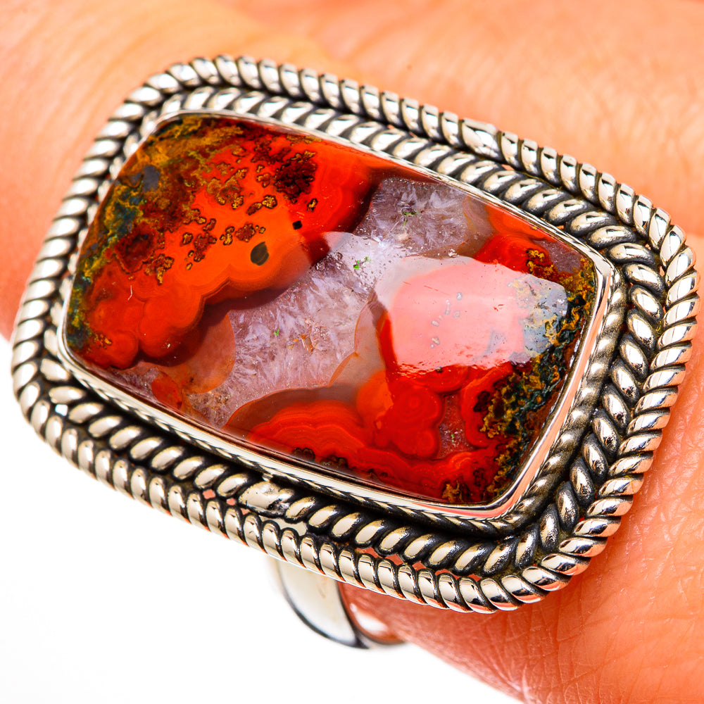 Moroccan Agate Rings handcrafted by Anasilvercos - RING100400